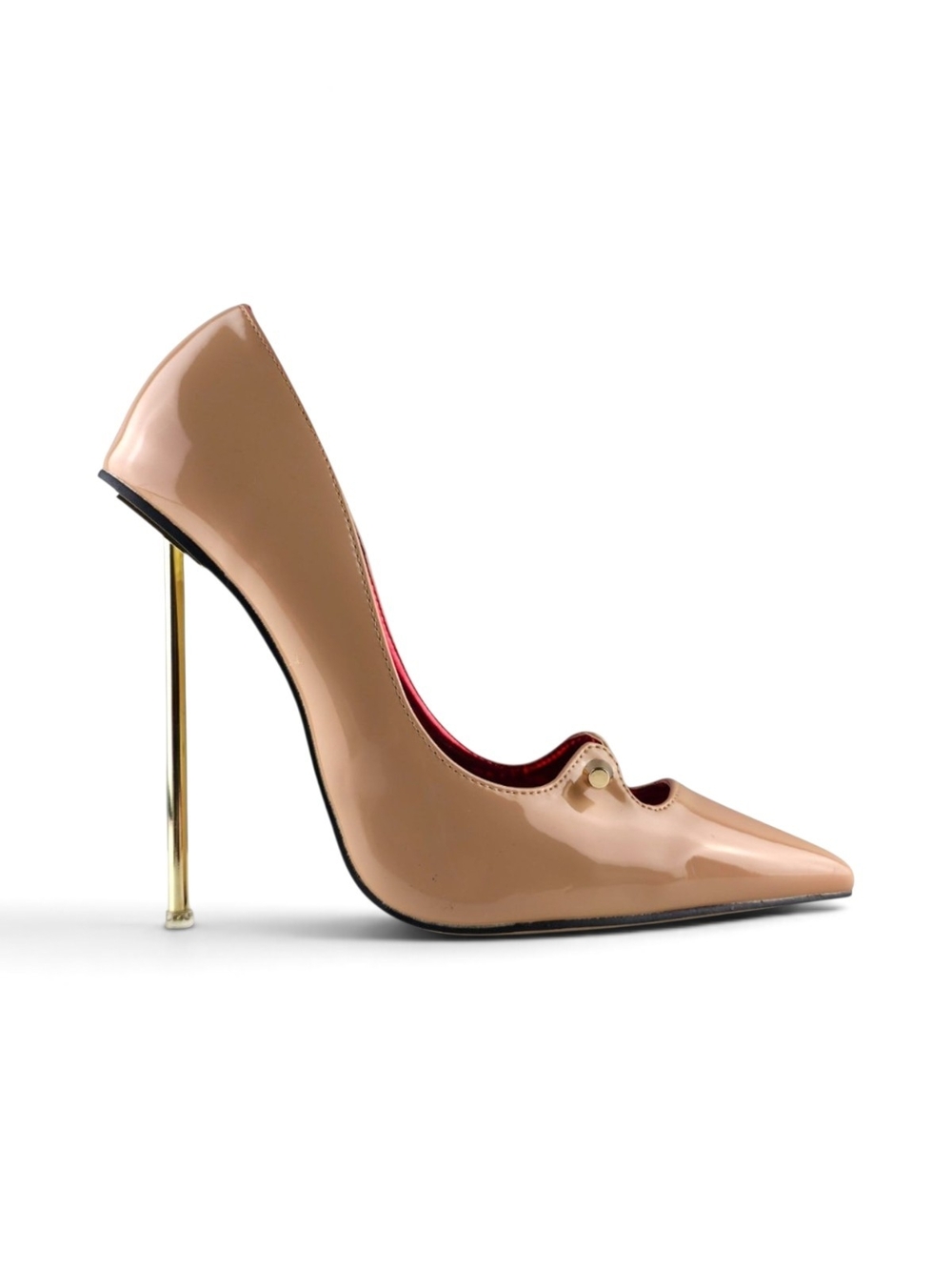 MAIERNISI Nude Patent Pointed Toe Pumps EU/CN 41 - Picture 1 of 4